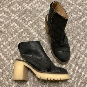 Free People Blake Leather Booties